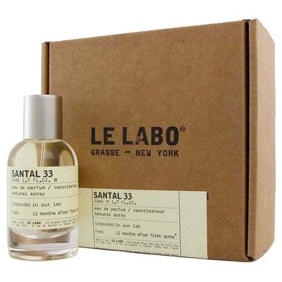 Le Labo Santal 33 Eau de Parfum bottle by Le Labo – available as a sample and decant