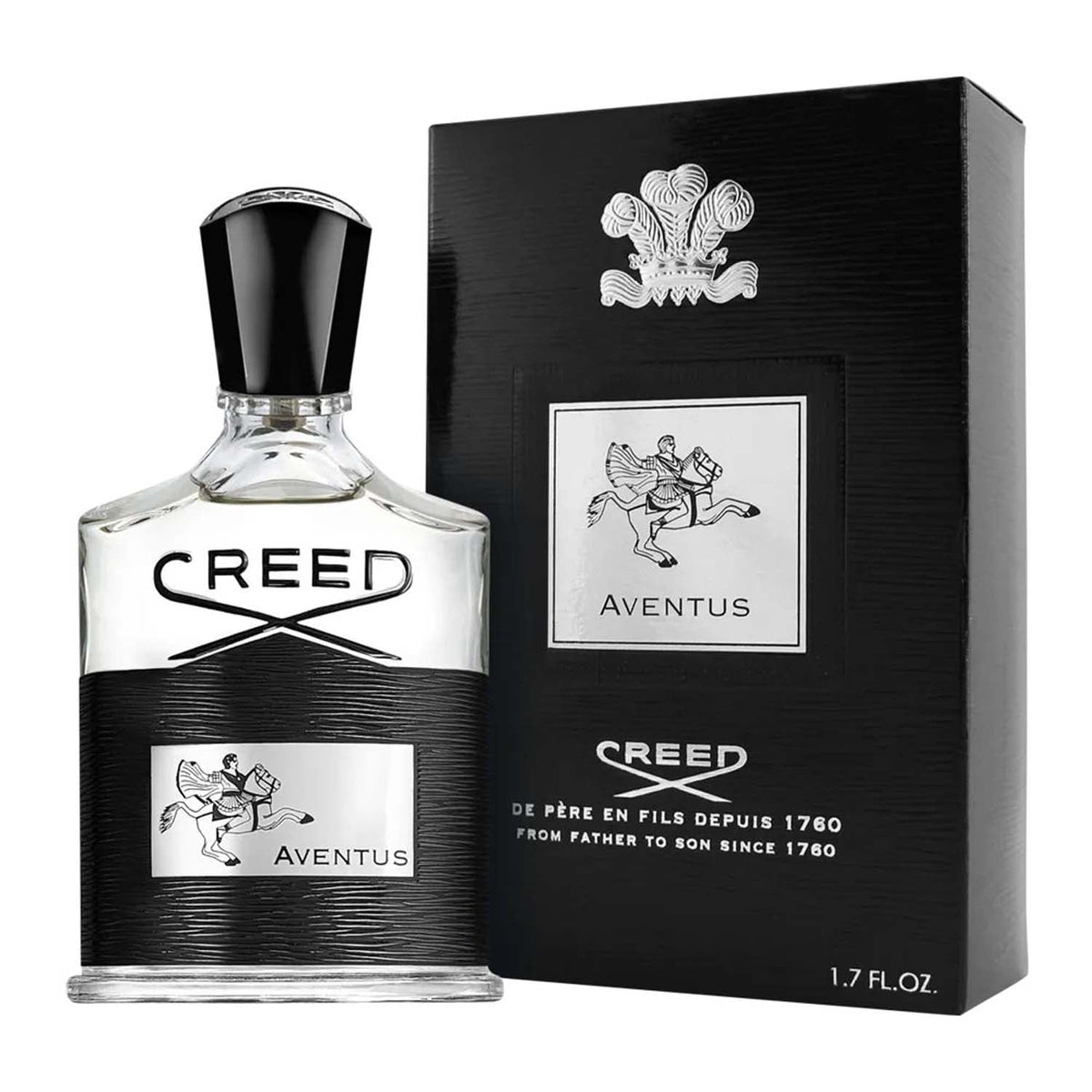 Creed Aventus bottle and box