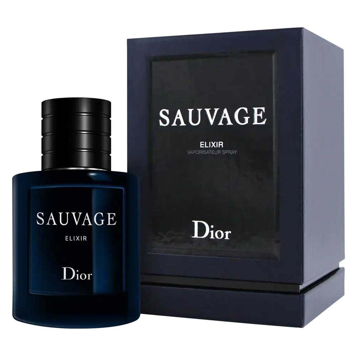 Christian Dior Sauvage Elixir bottle and box