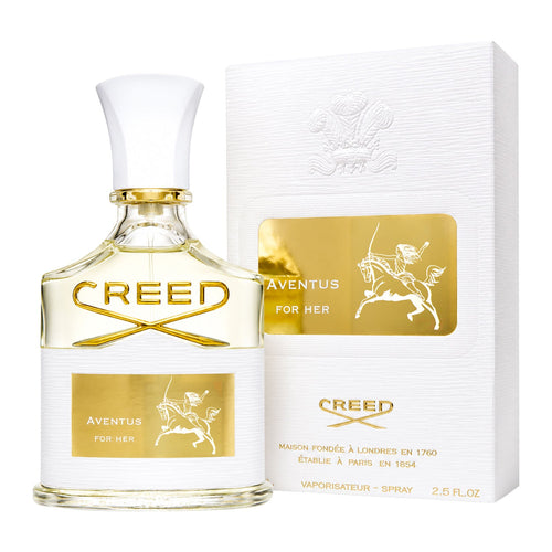 Creed Aventus for Her bottle and box