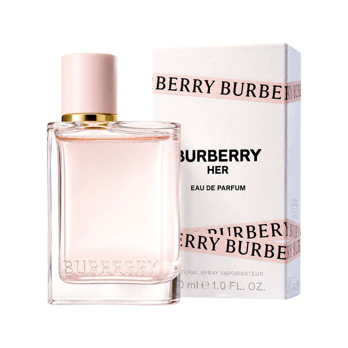 Burberry Her bottle and box