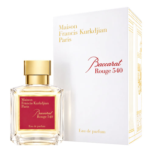 Maison Francis Kurkdjian Baccarat Rouge 540 bottle and box