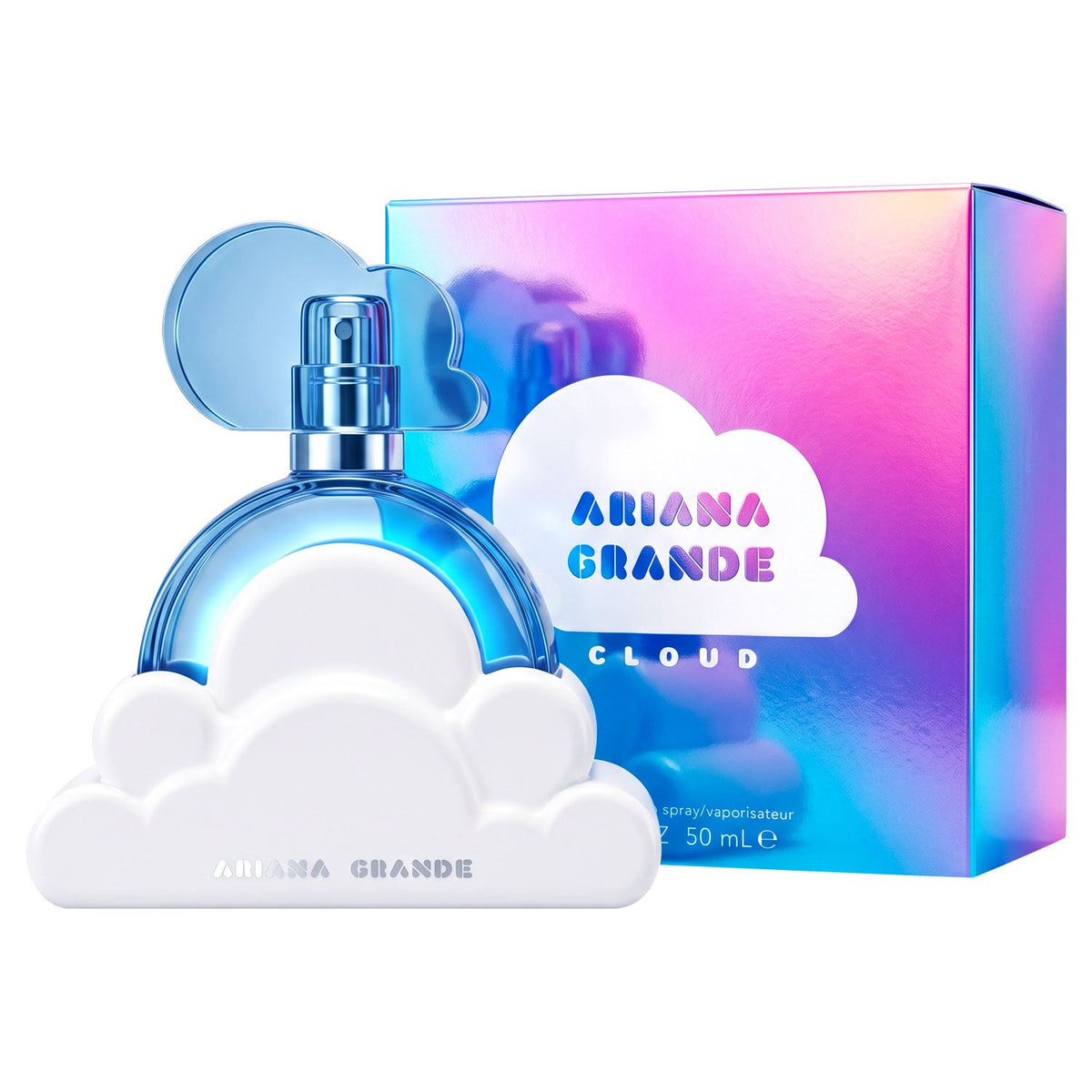 Ariana Grande Cloud bottle and box