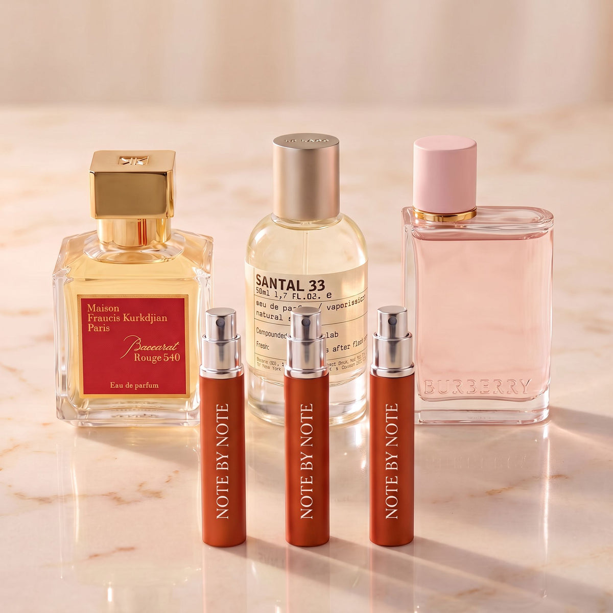 Best Sellers Set for Her perfume discovery set with three 5 ml travel sprays