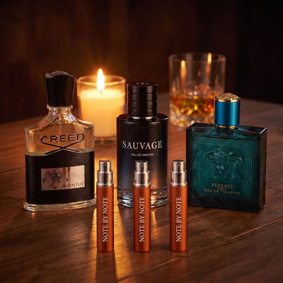 Date Night Set for Him perfume discovery set with three 5 ml travel sprays