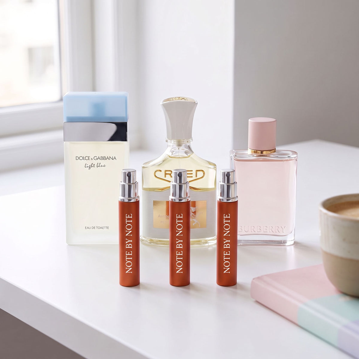 Office Set for Her perfume discovery set with three 5 ml travel sprays